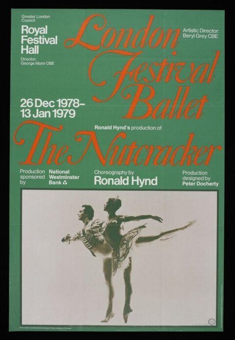 London Festival Ballet Nutcracker Poster
