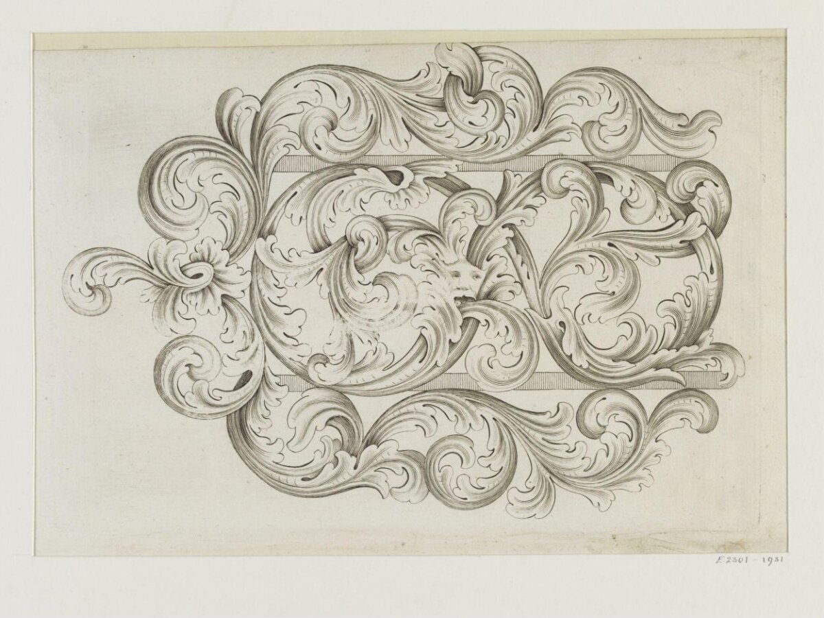 Ornamental Acanthus Scroll Design