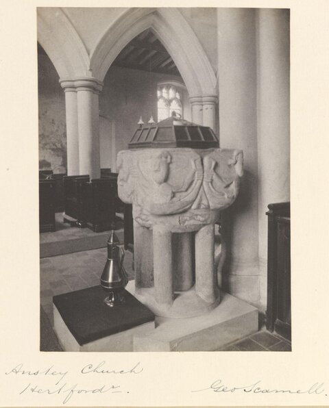 Anstey Church Baptismal Font
