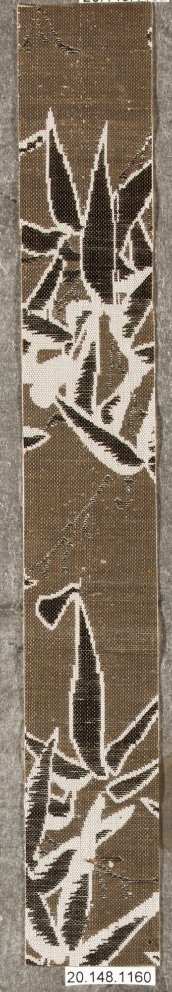 Bamboo Leaf Pattern Woven Textile