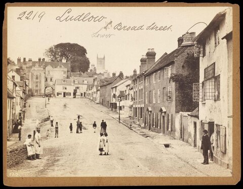 Old View of Lower Broad Street Ludlow