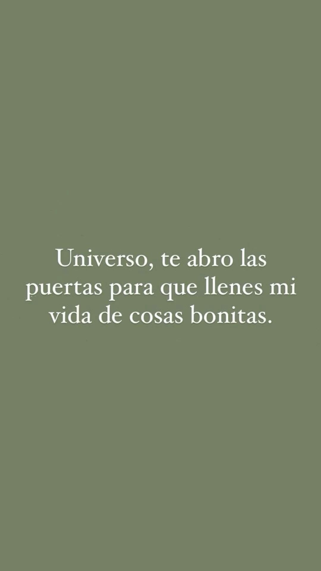 Spanish Universe Affirmation Quote
