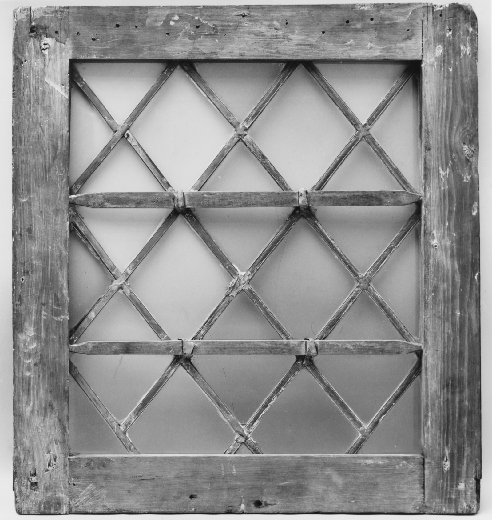 Antique Wooden Lattice Window