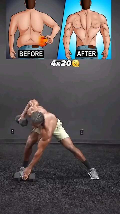 Love Handle Workout Before and After Demo