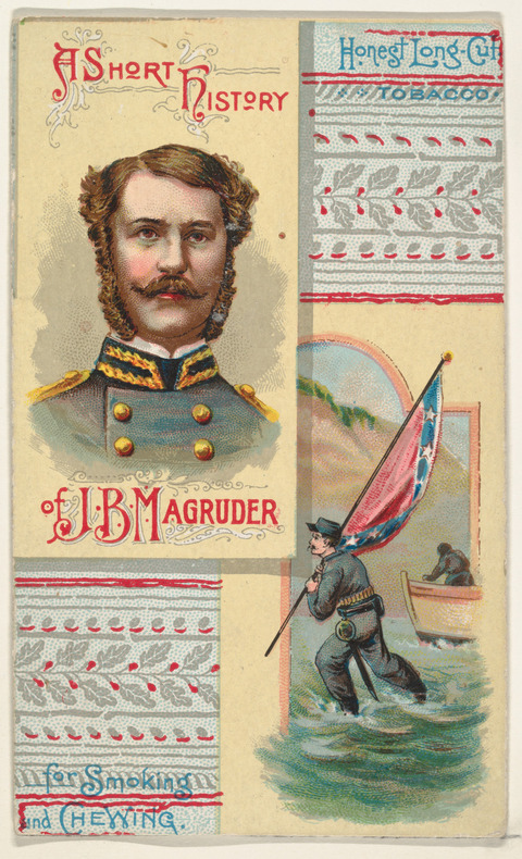 Vintage J.B. Magruder Tobacco Ad Card