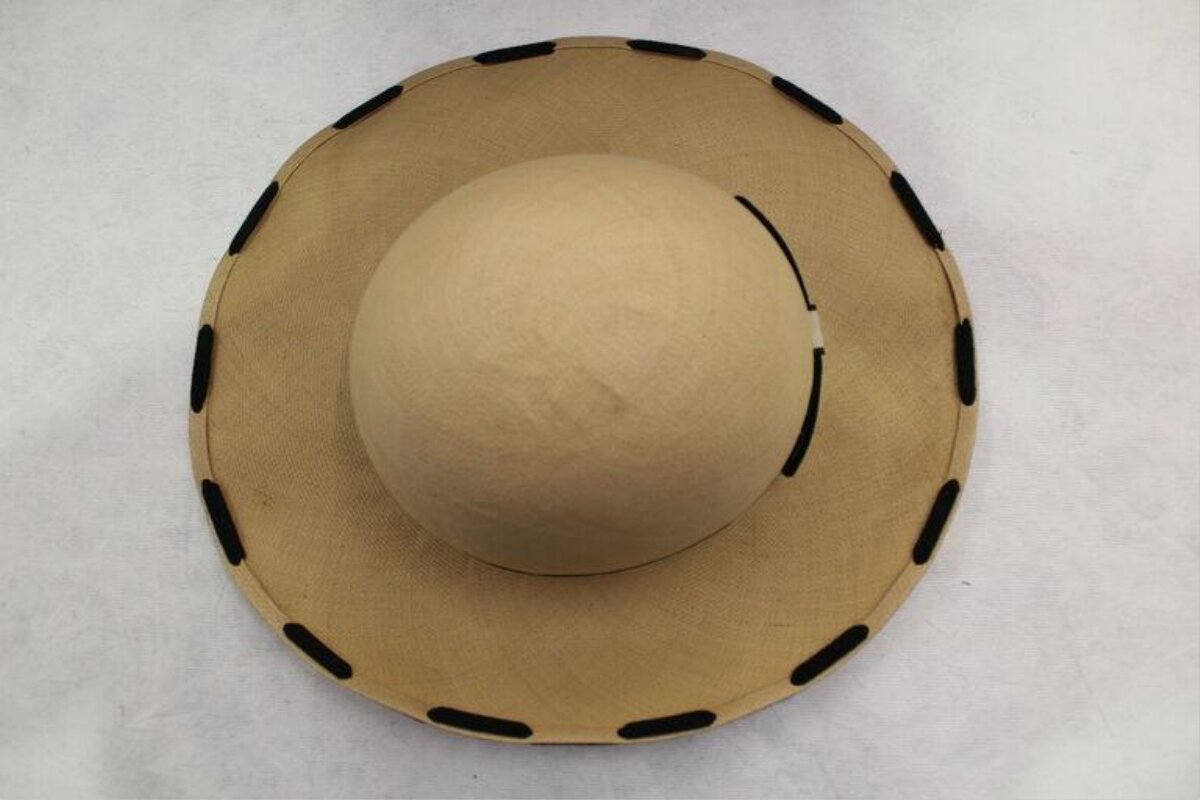 Beige Wide Brimmed Hat
