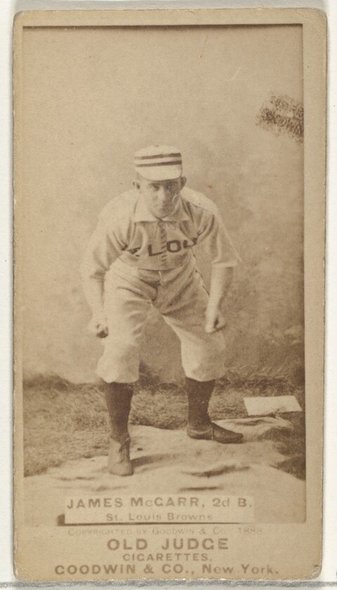 Old Judge James McCarr Baseball Card