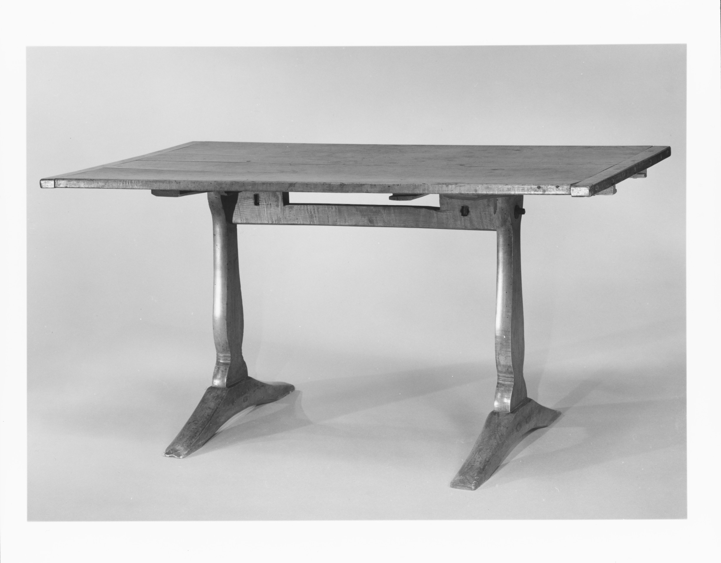 Antique Wooden Trestle Table