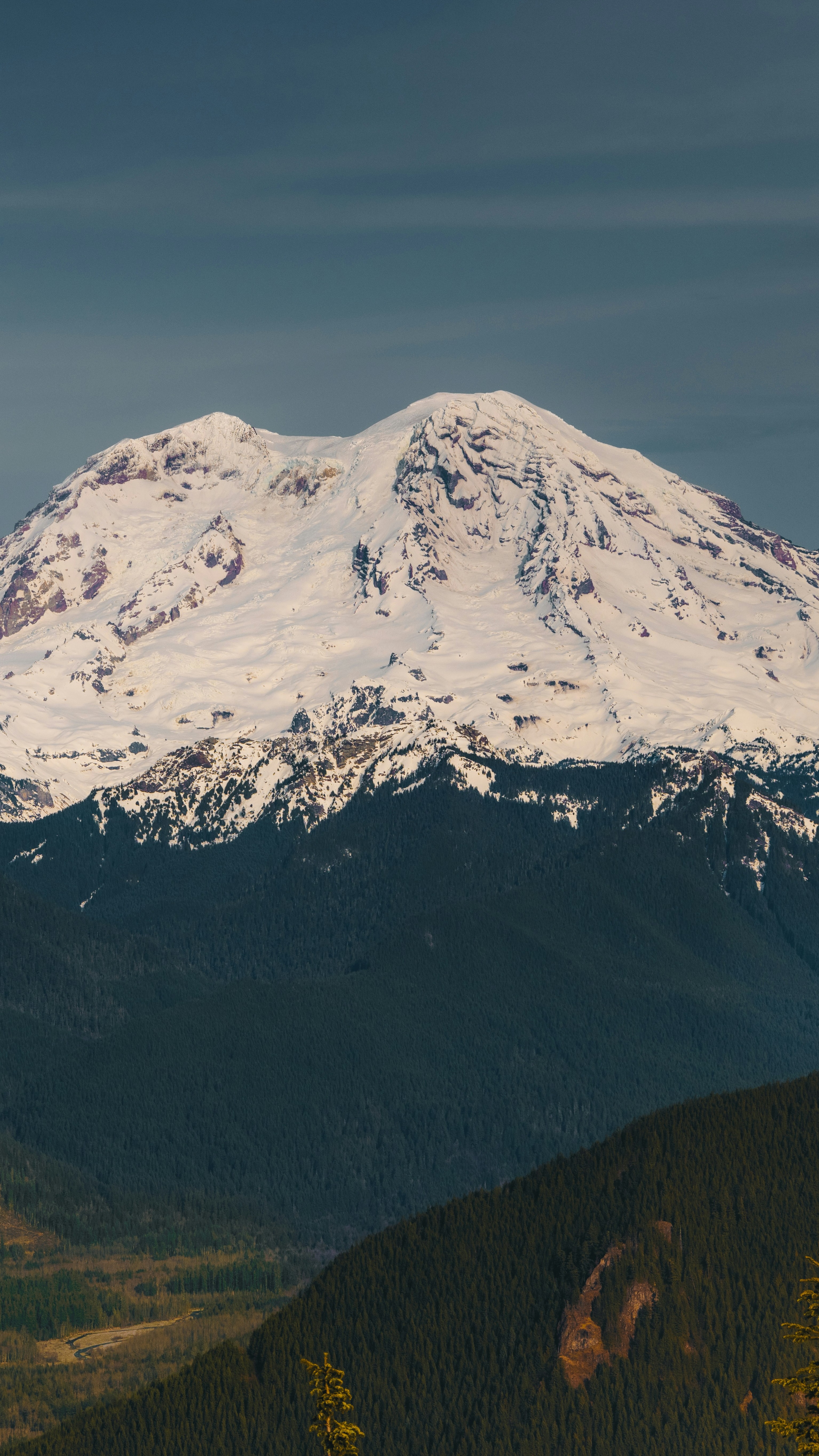 Snow-Capped Mount Rainier