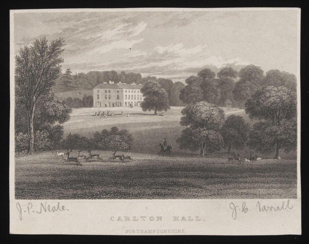 Carlton Hall in Northamptonshire