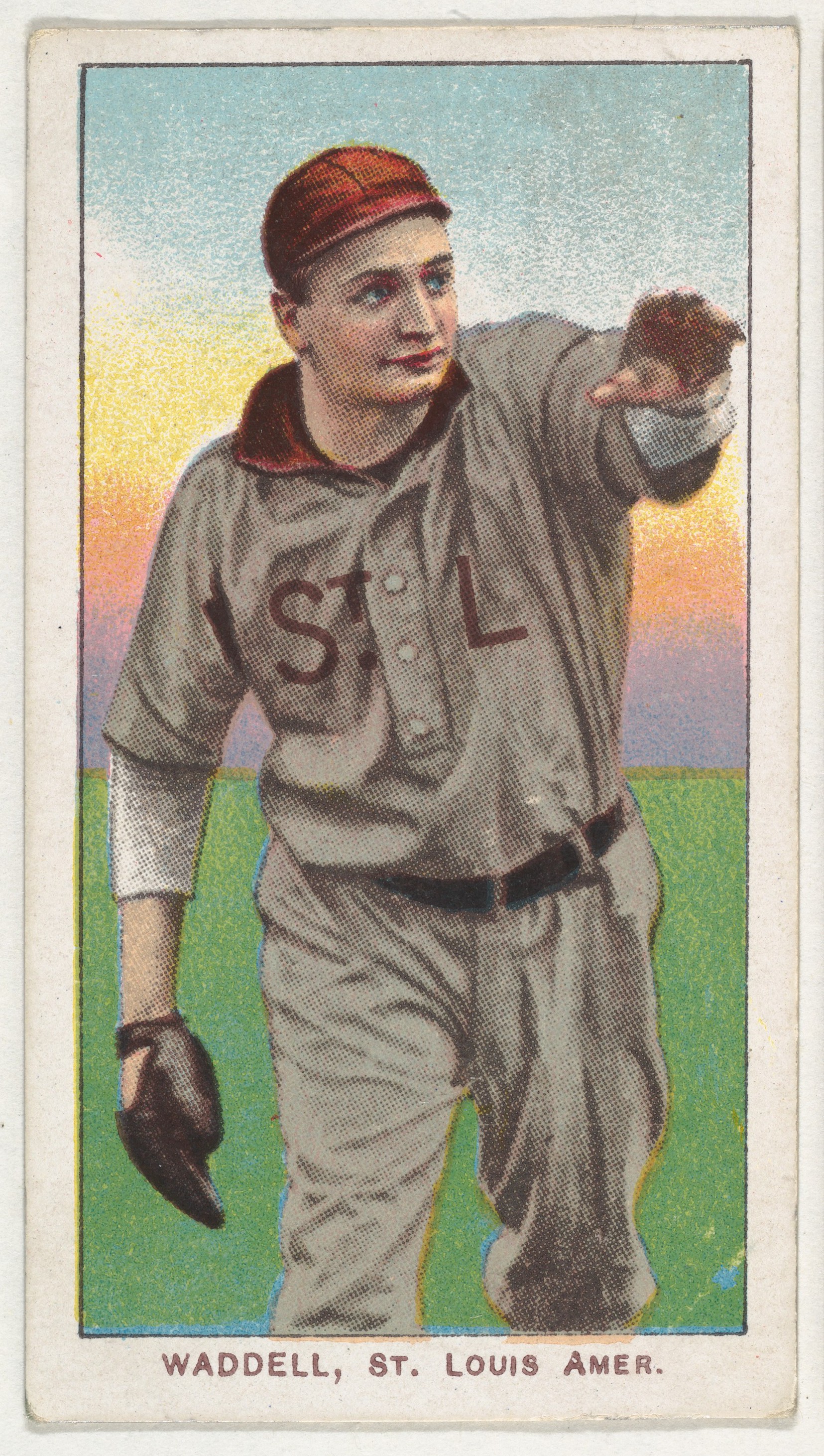 Vintage Waddell St. Louis Baseball Card