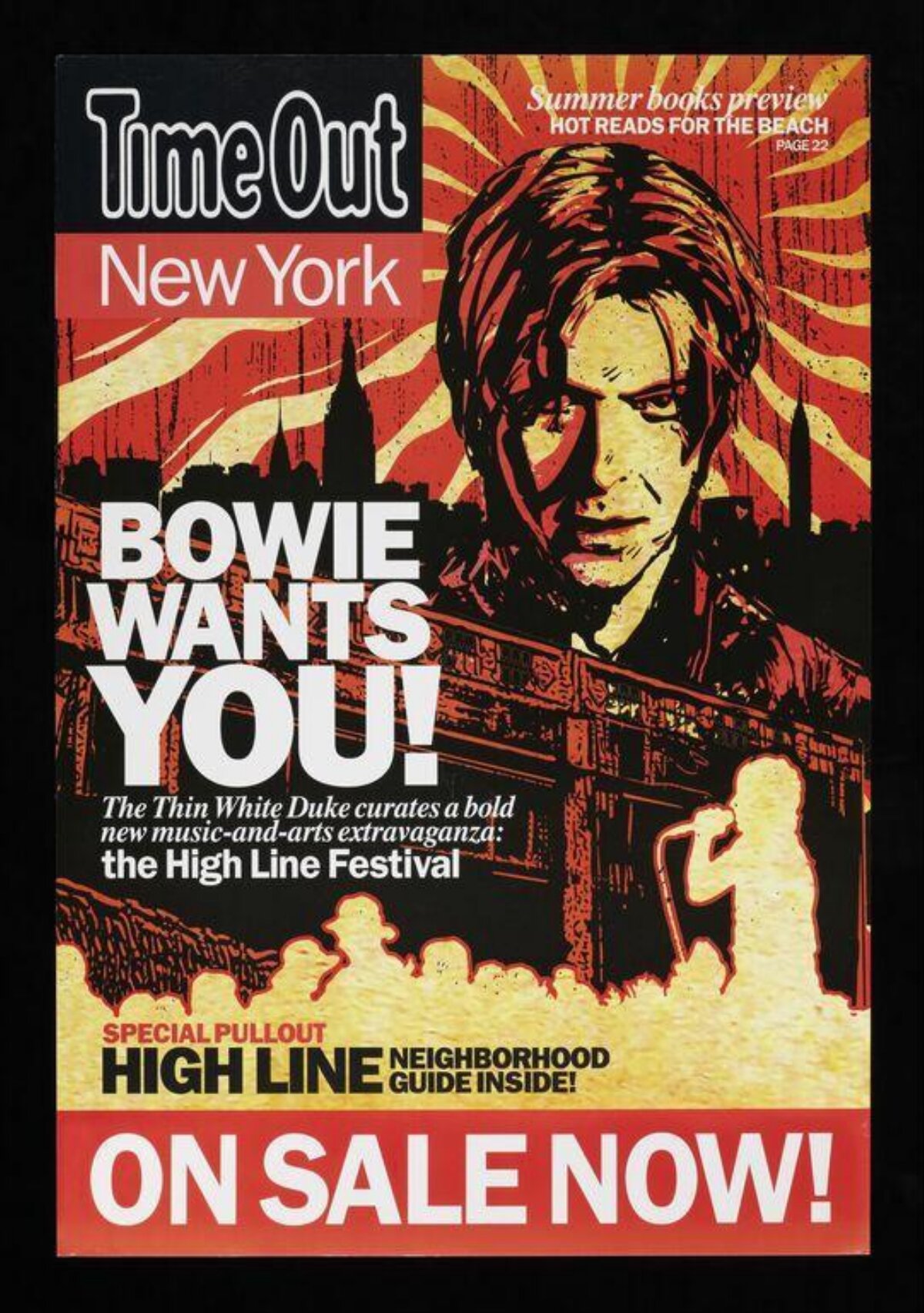 Time Out New York Bowie Event Poster