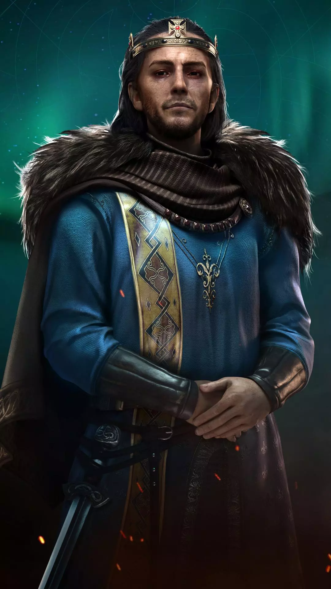 Medieval Fantasy King Portrait
