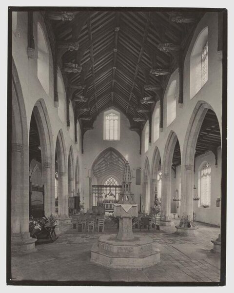 Church Nave Interior View