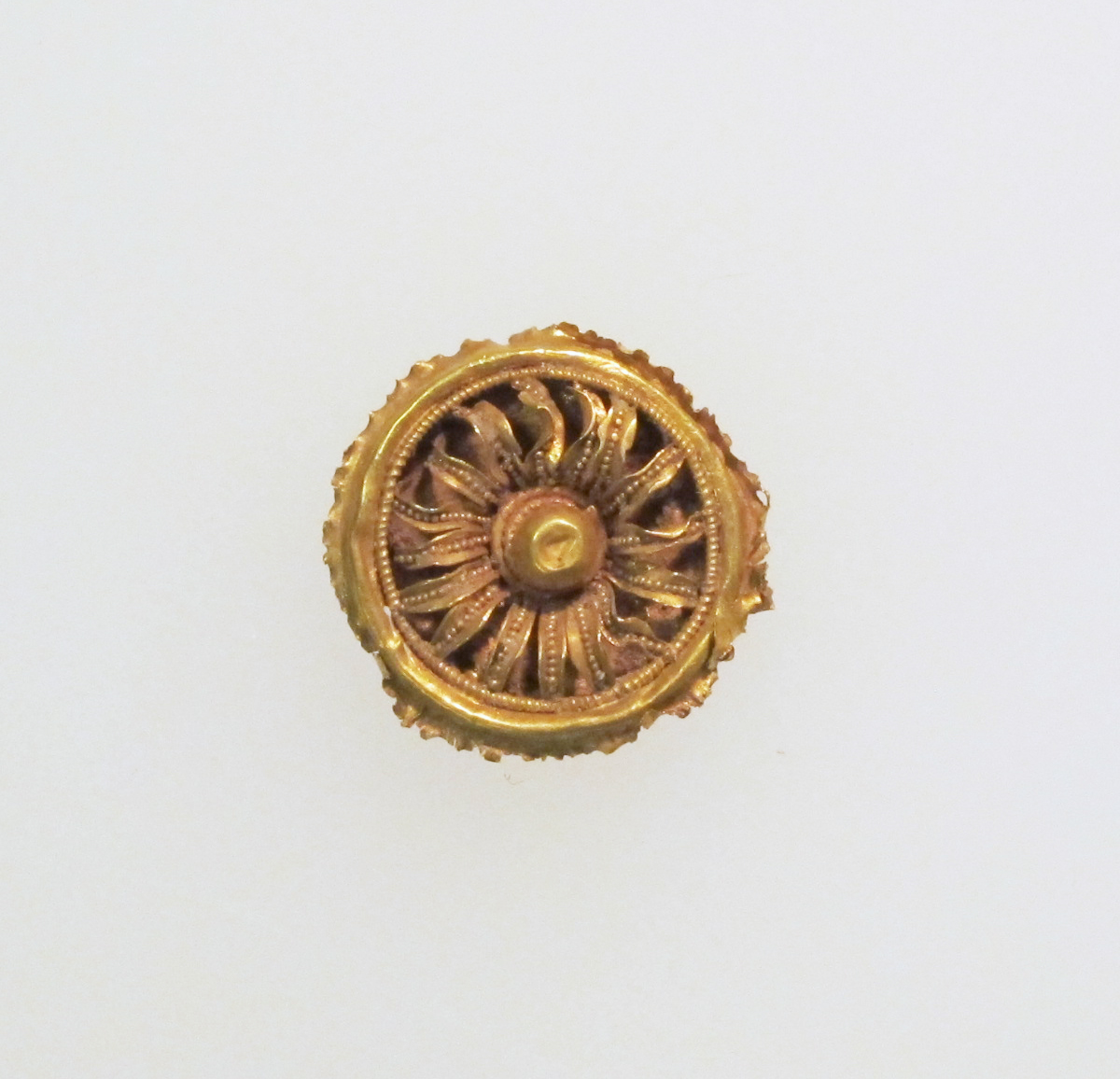 Ancient Circular Gold Ornament