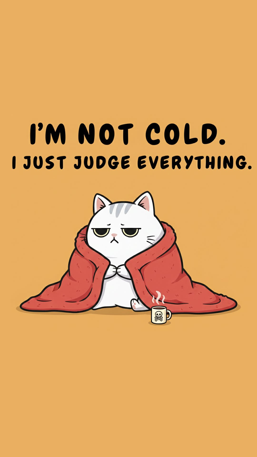 Grumpy Judging Cartoon Cat Meme