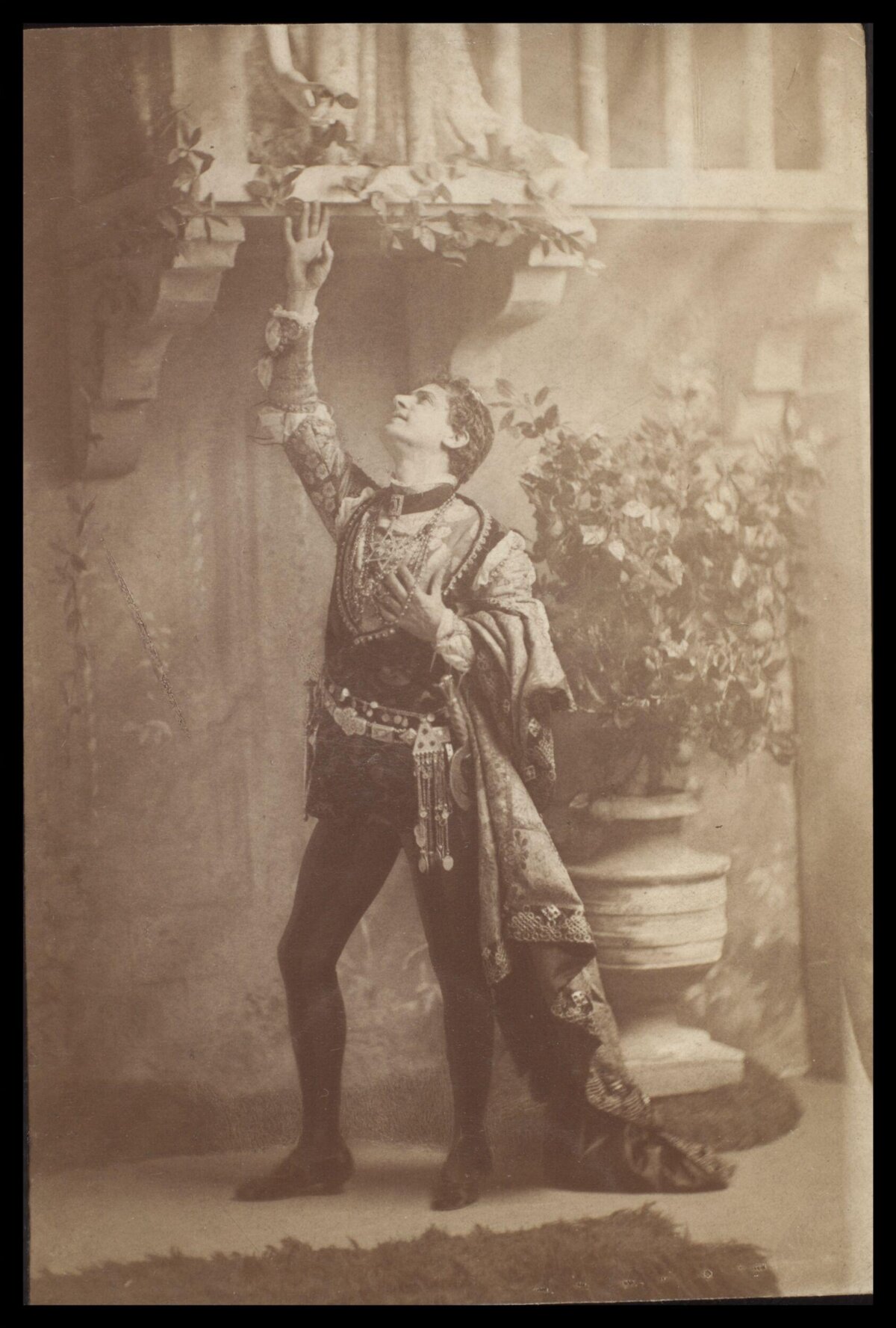Vintage Stage Portrait of Romeo