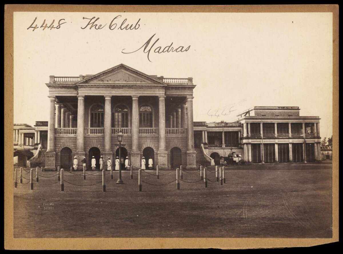 Historic Photo of The Club Madras