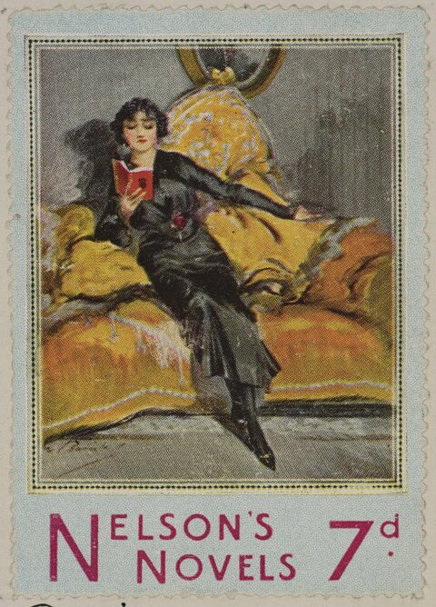 Vintage Nelson's Novels Advertisement