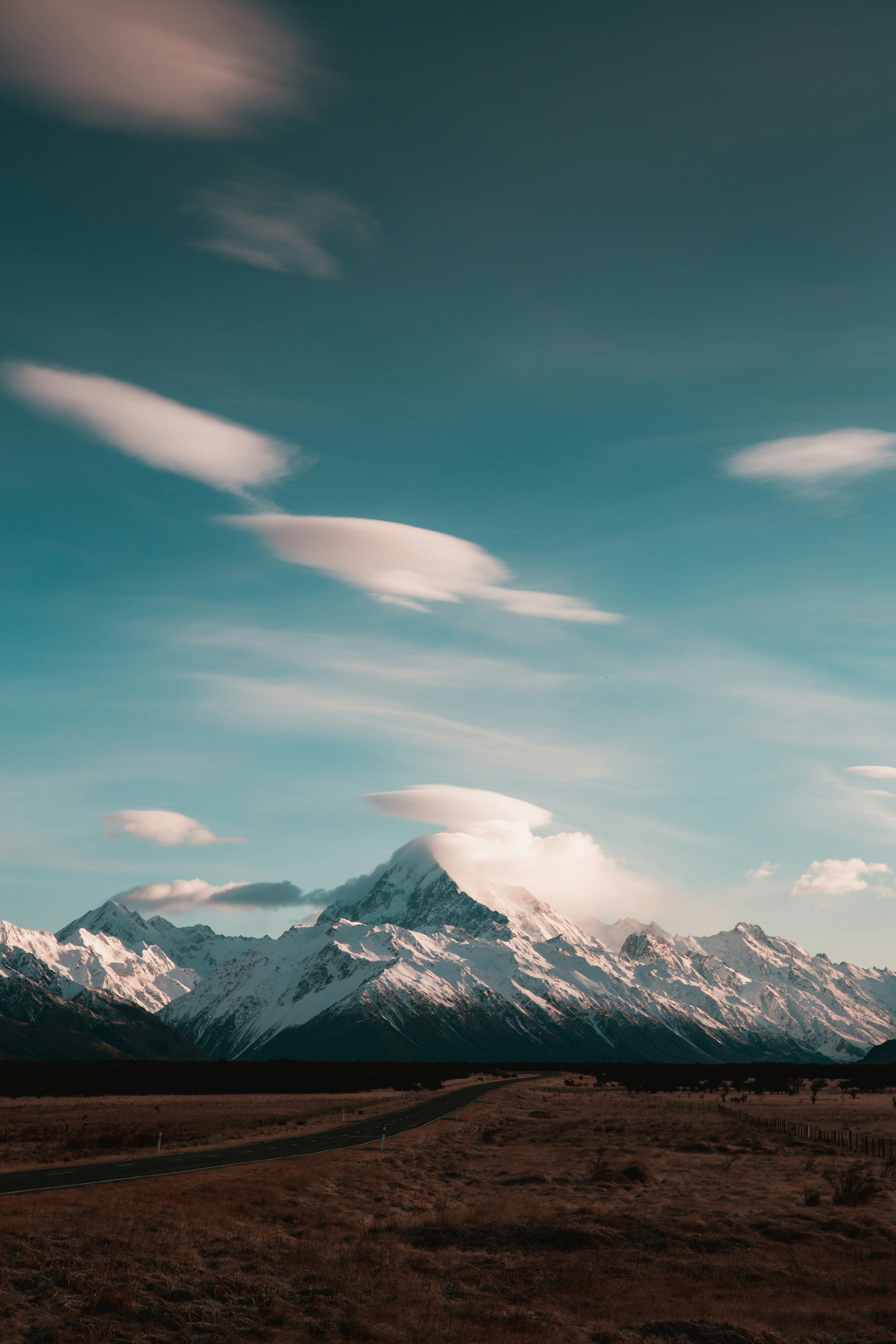 Snow-capped Mount Cook Landscape