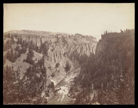 Columnar Basalt at Yellowstone River