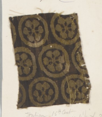 15th Century Italian Textile Fragment