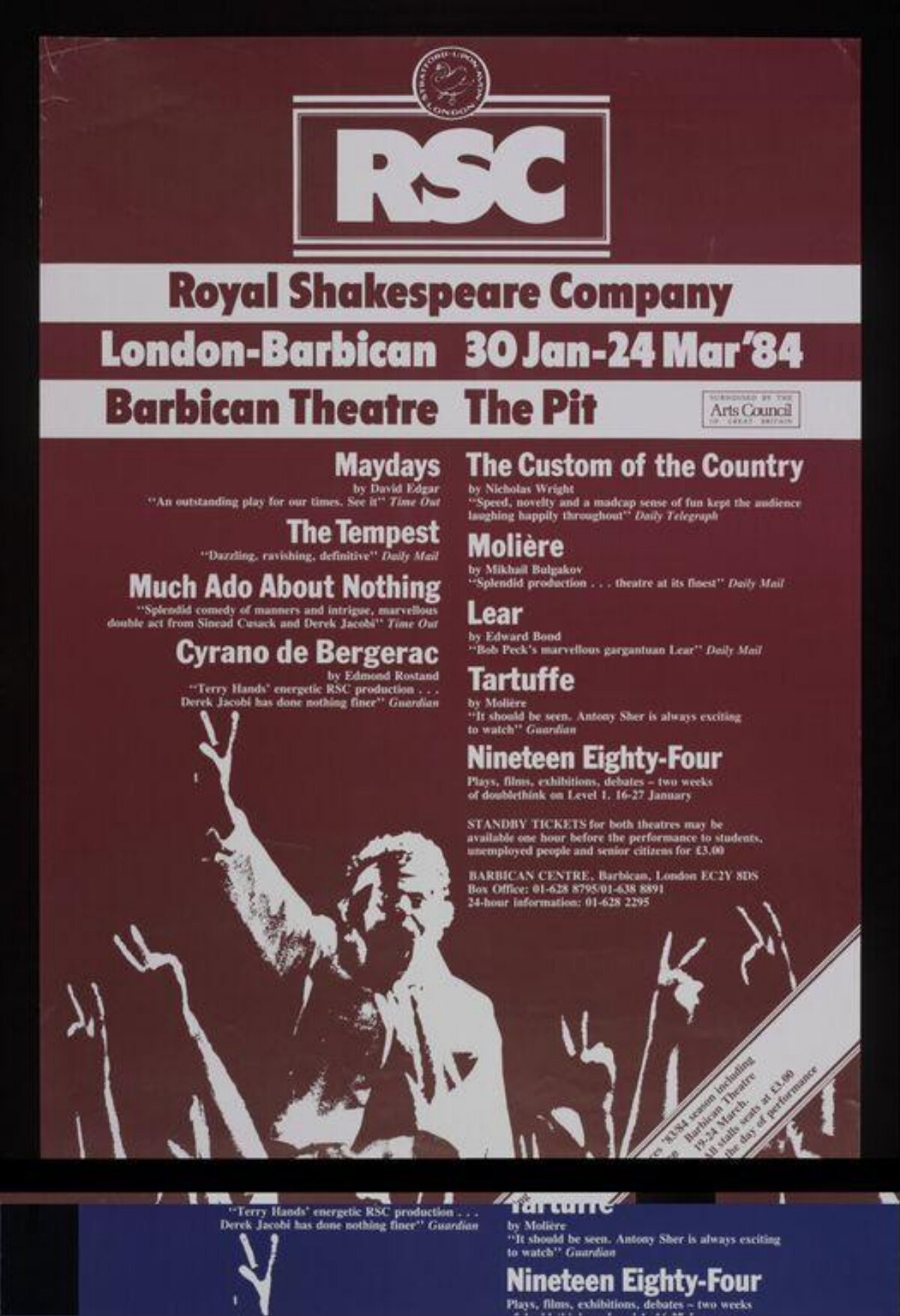 1984 RSC Theatre Season Poster