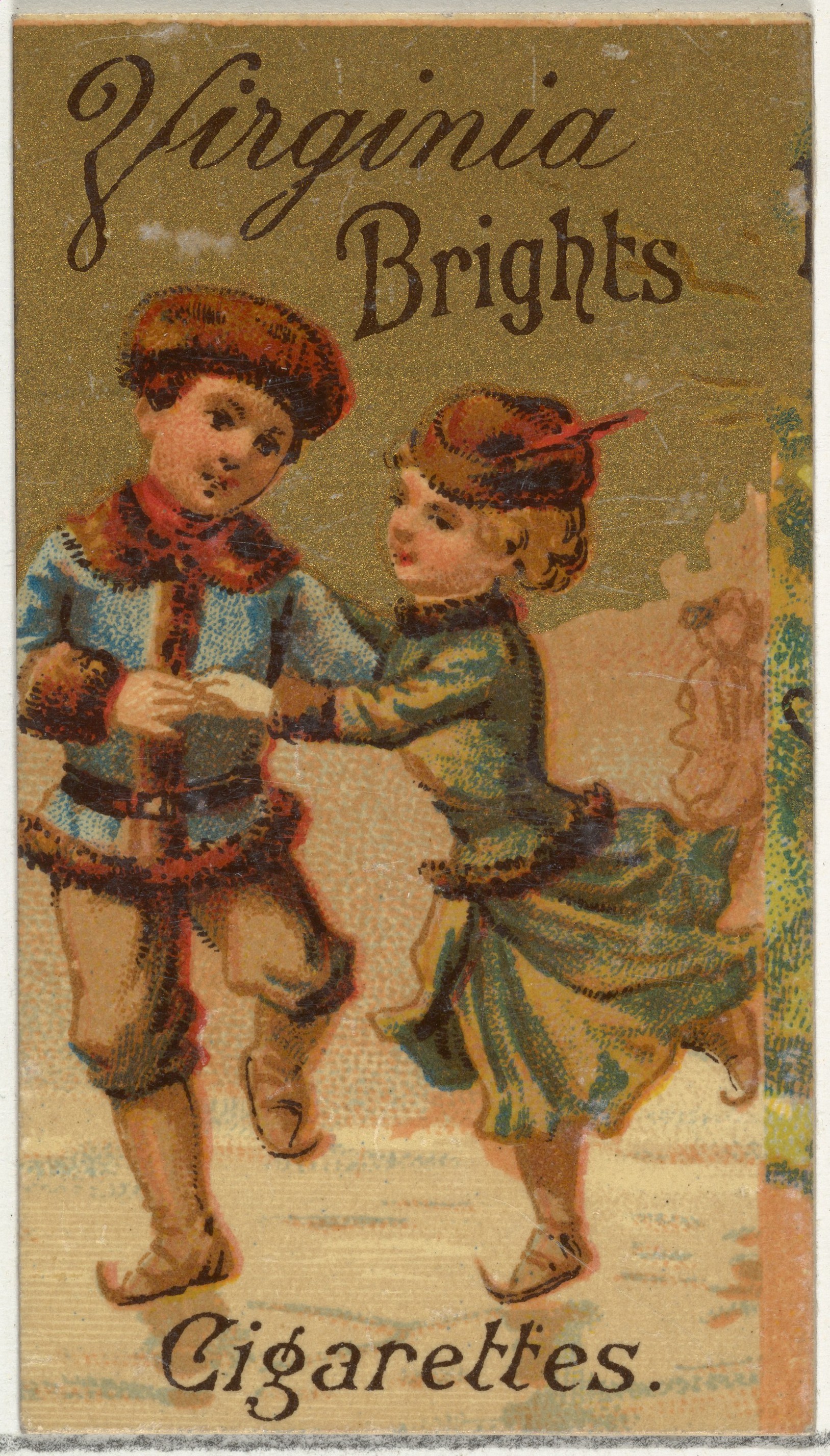 Vintage Virginia Brights Cigarettes Ad