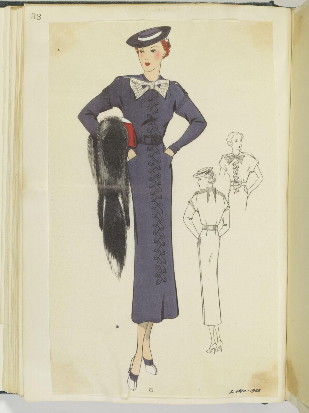 1930s Women's Fashion Illustration