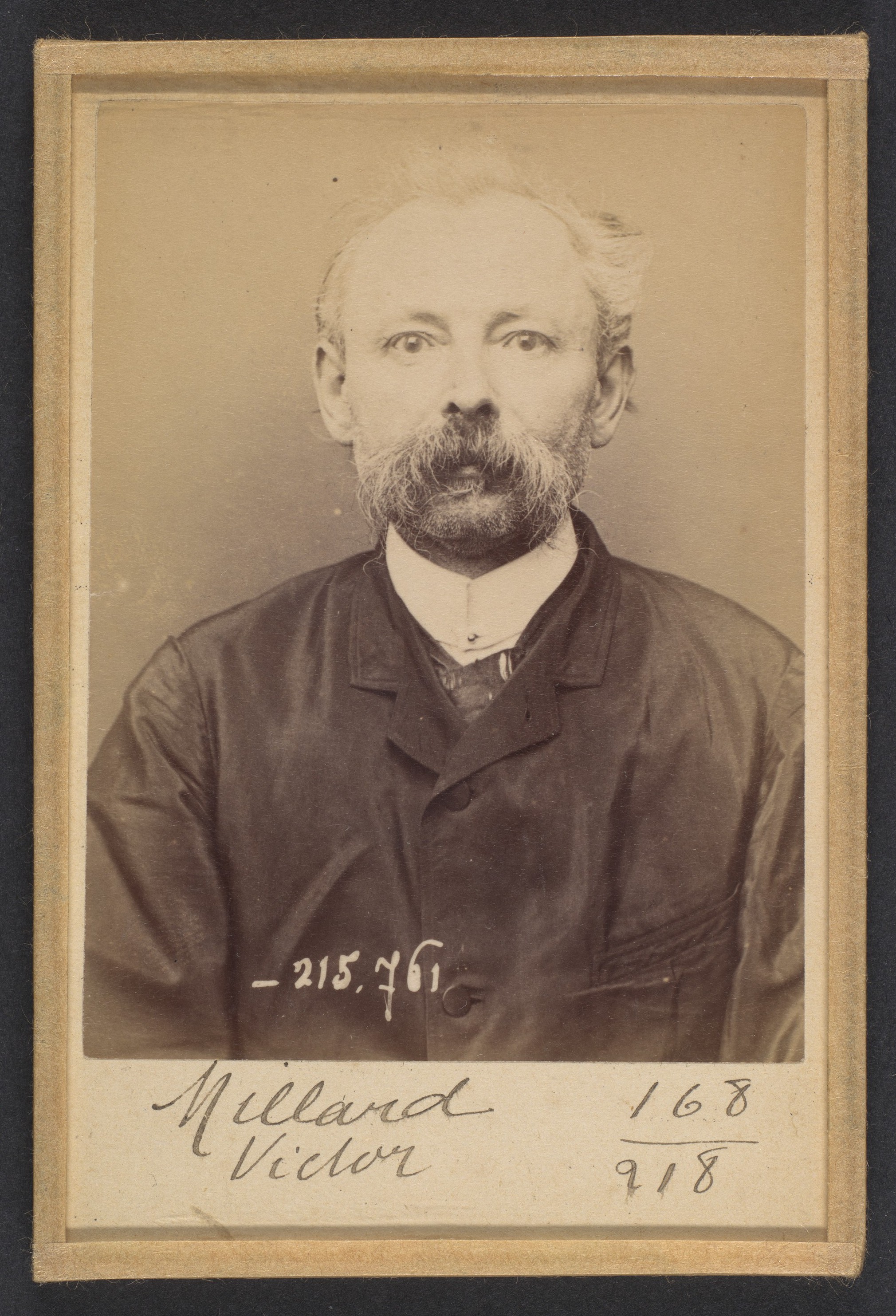 Vintage Portrait of Victor Millard