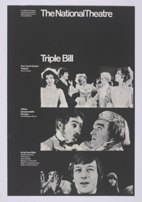 National Theatre Triple Bill Poster