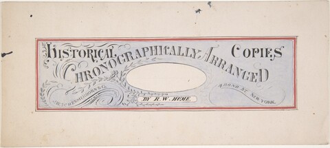 Vintage Hand-Lettered Historical Copies Title