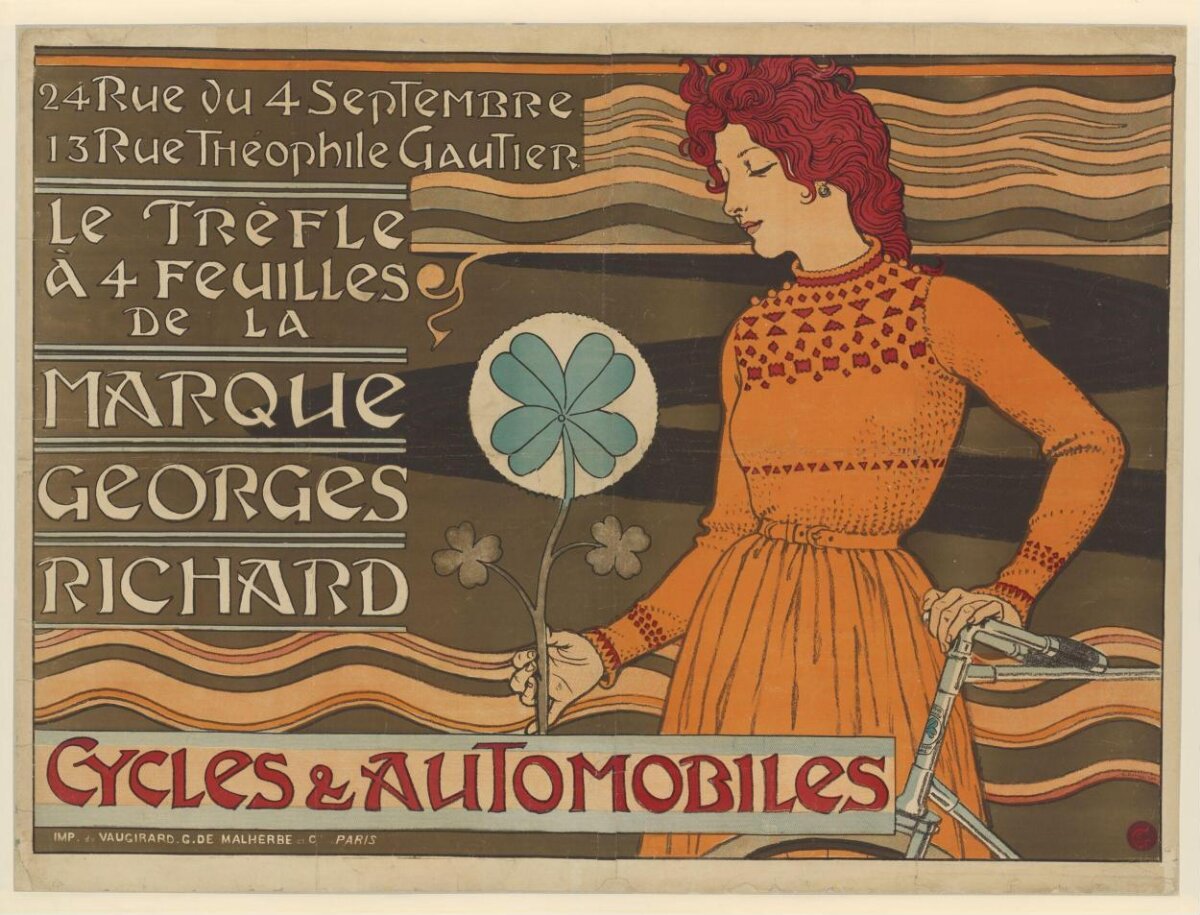 Vintage Cycles Automobiles Ad Poster