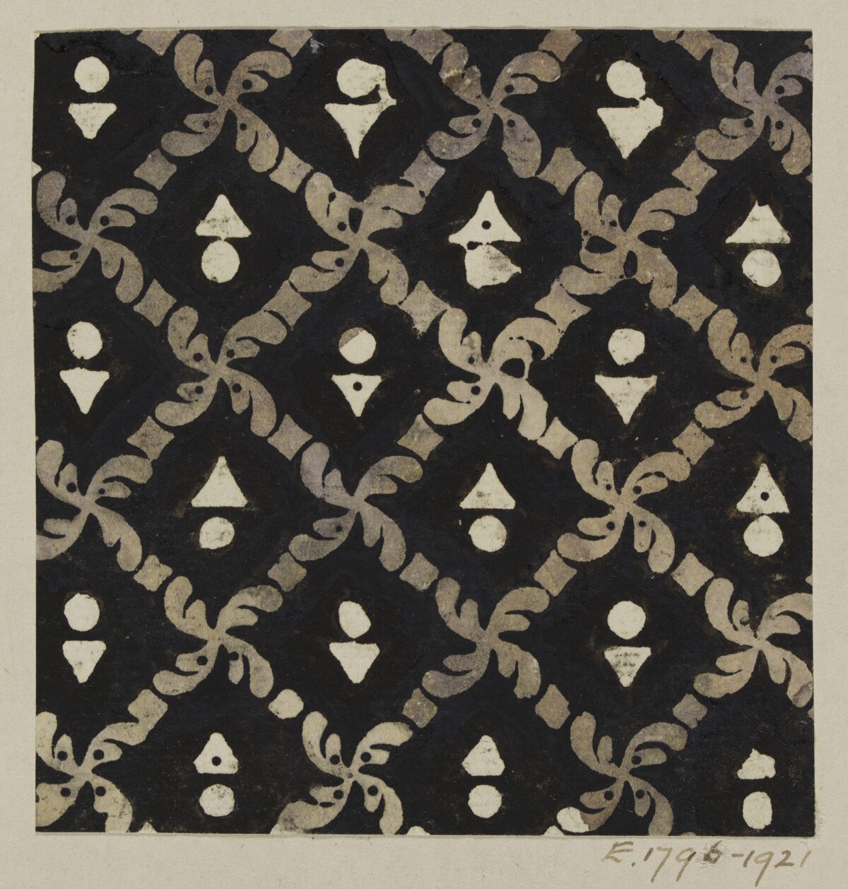 Vintage Geometric Textile Pattern