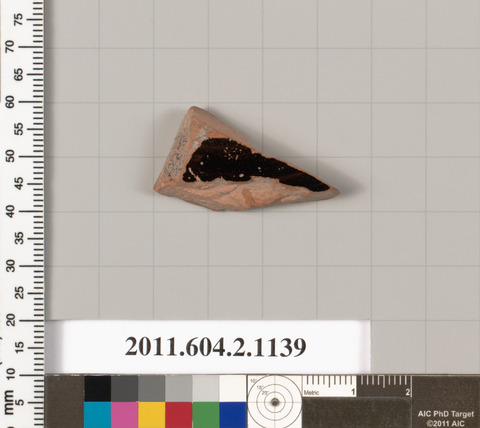 Glazed Pottery Fragment Specimen