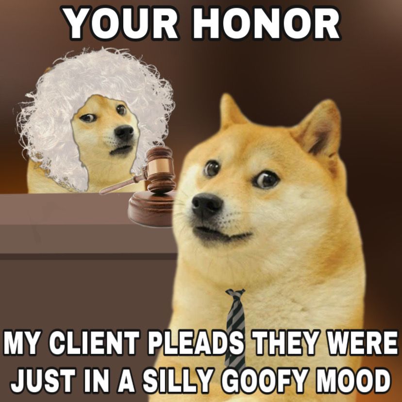 Doge Court Plea Meme