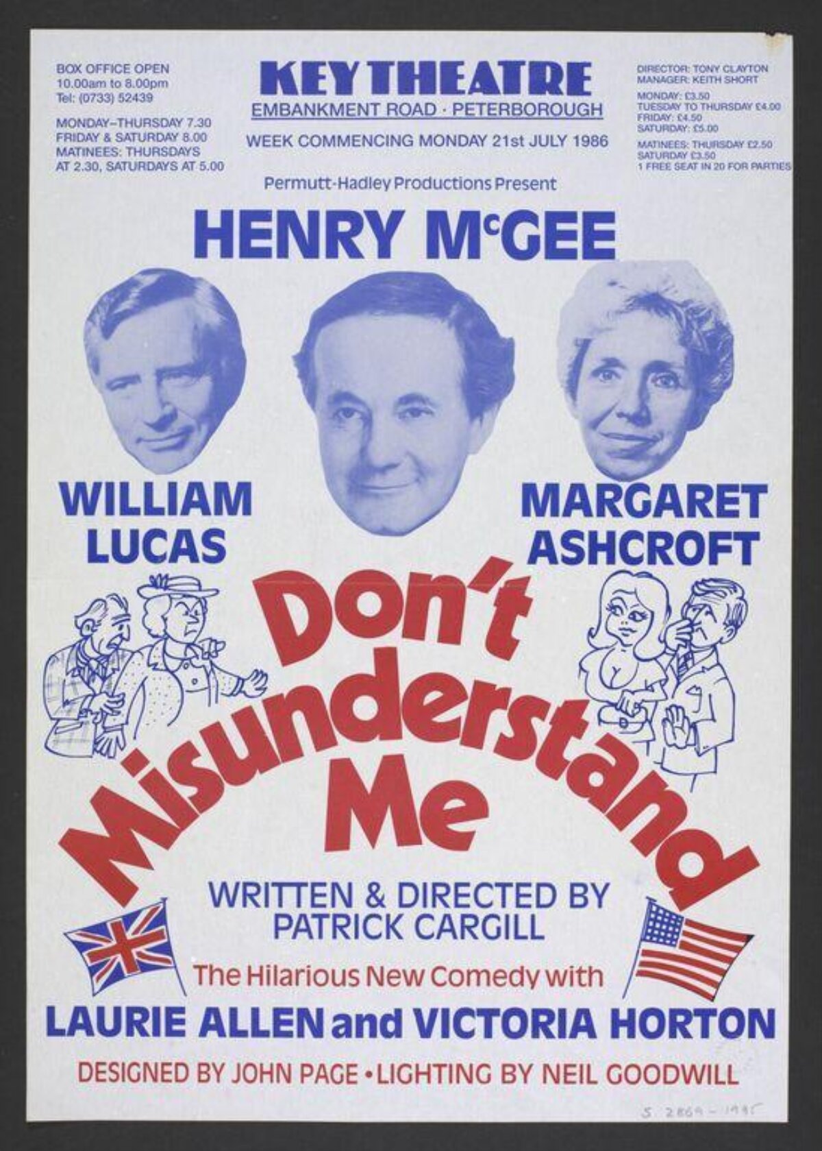 Don't Misunderstand Me Theatre Poster