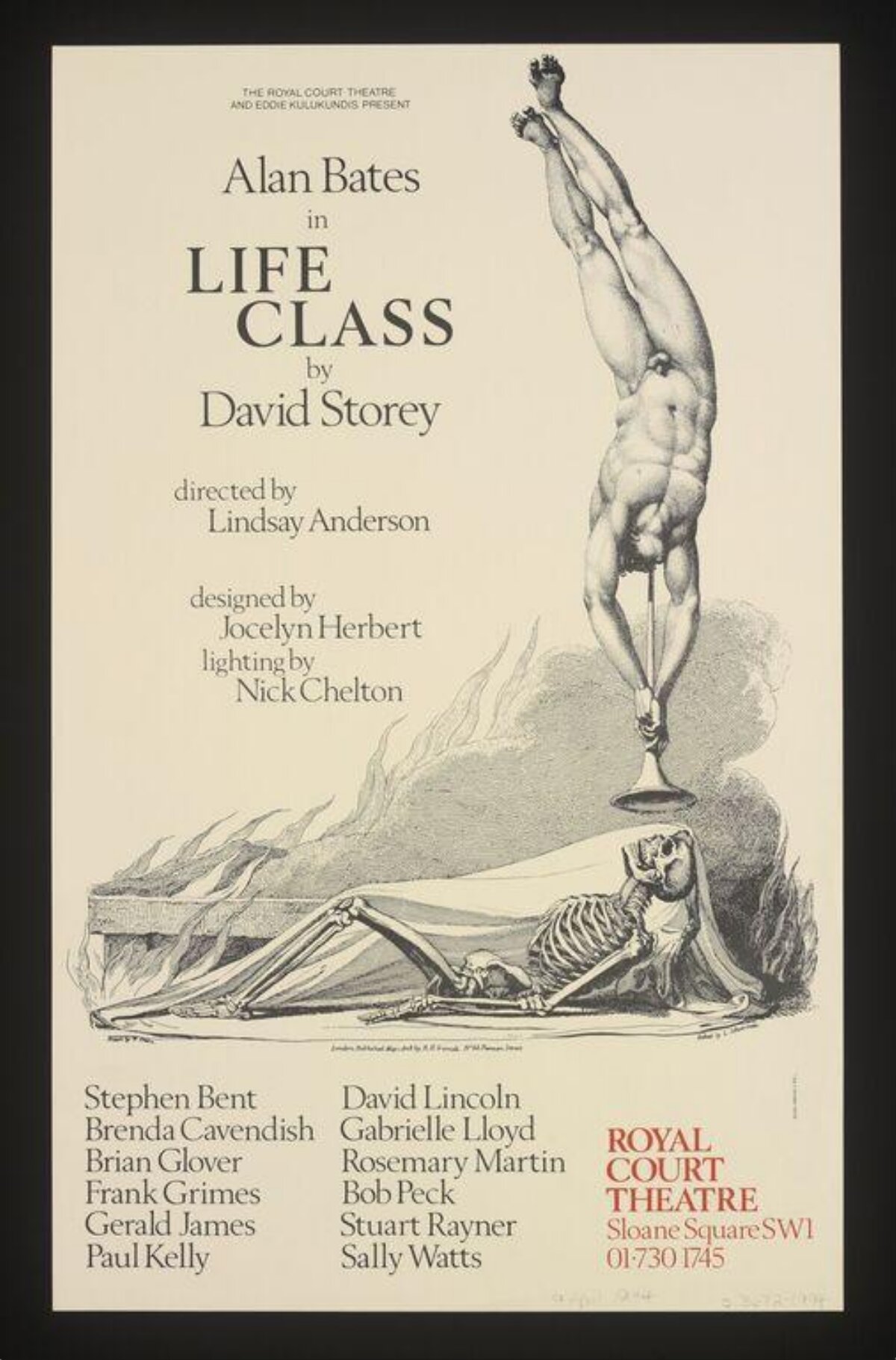 Life Class Play Theatre Poster