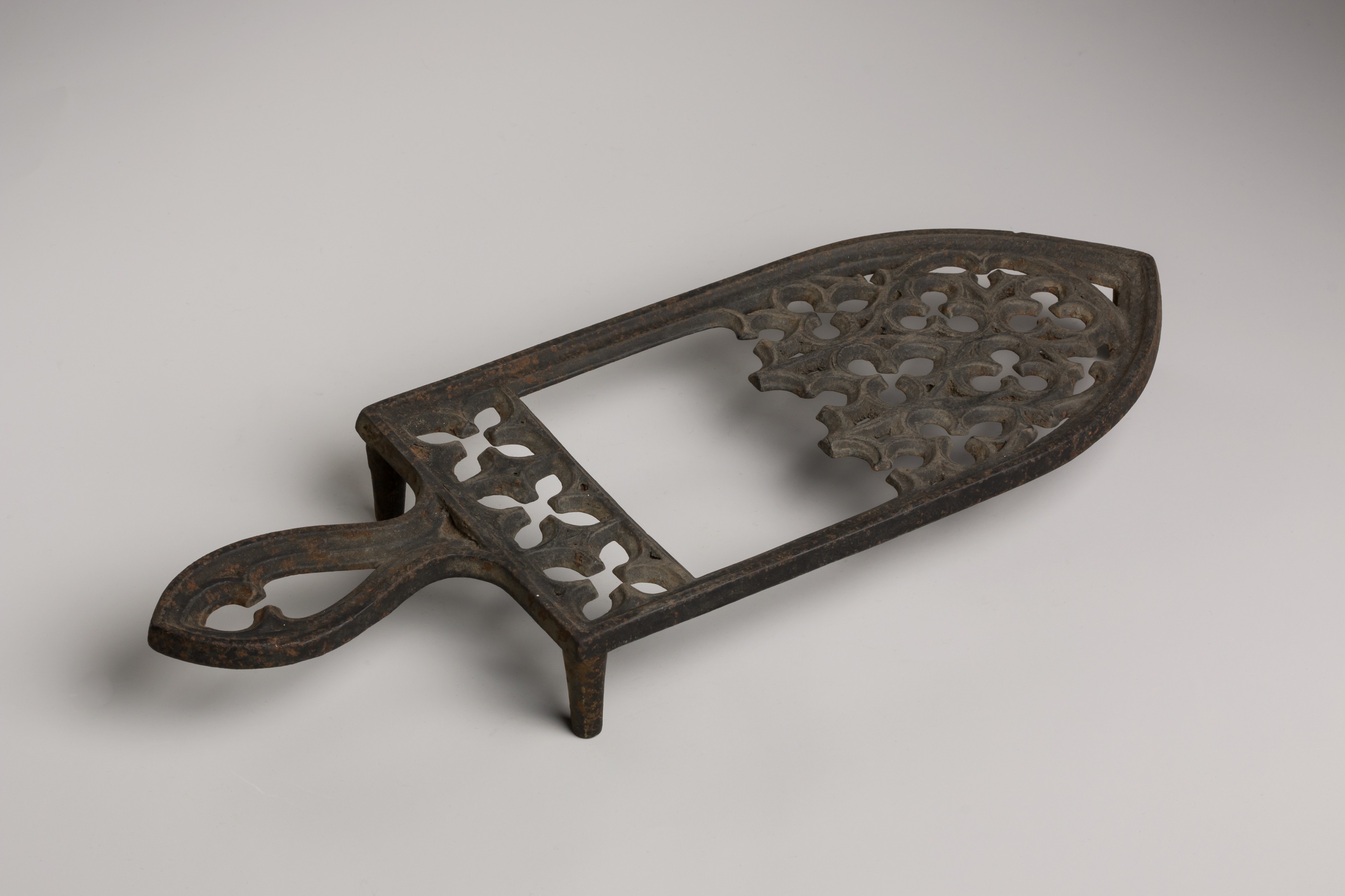 Antique Cast Iron Openwork Trivet