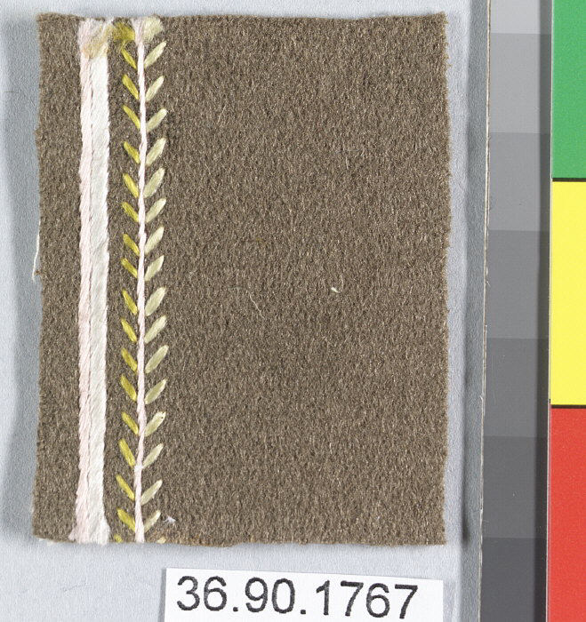 Embroidered Textile Museum Sample