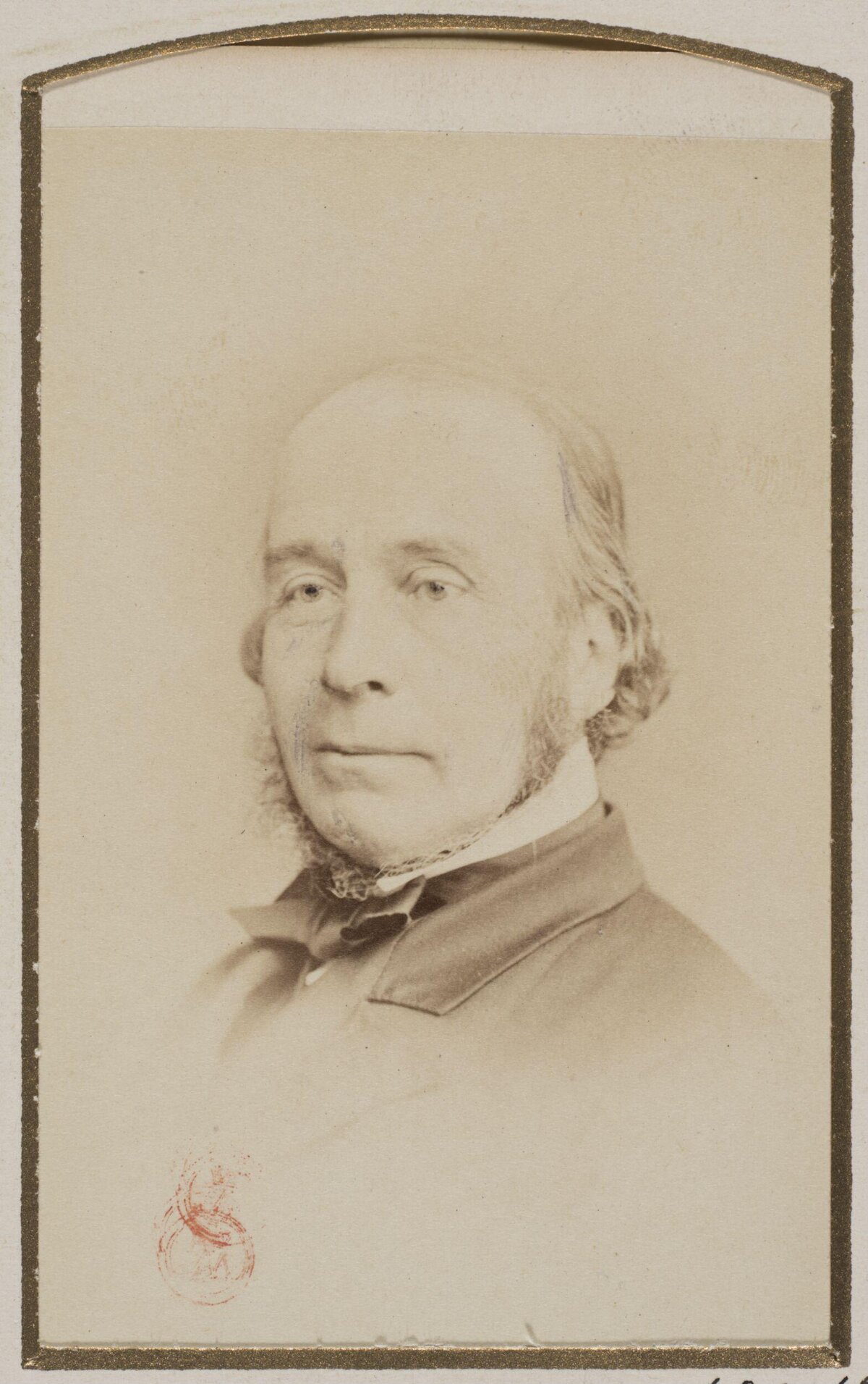Vintage Portrait of 19th Century Gentleman