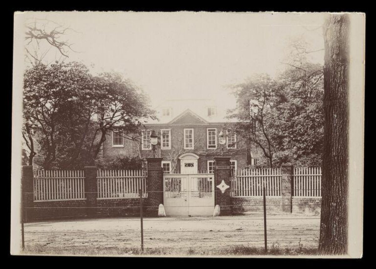 Vintage Brick Residence Behind Gate