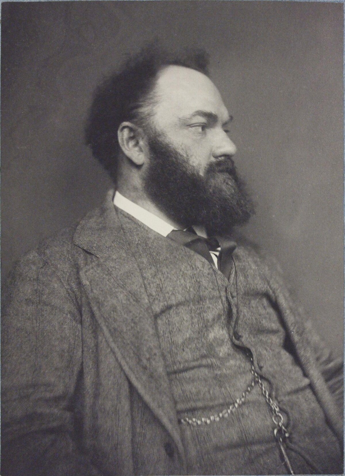 Vintage Portrait of a Bearded Man