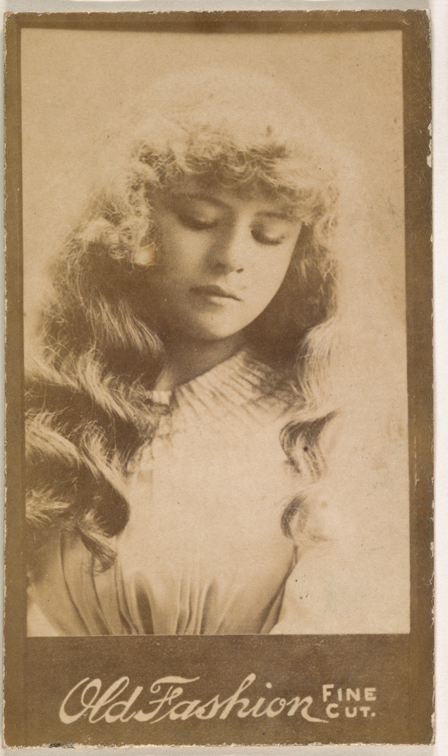 Vintage Old Fashion Fine Cut Ad Card