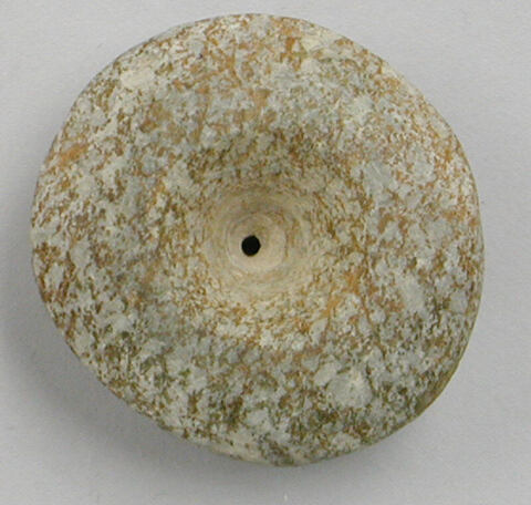 Perforated Round Stone Artifact