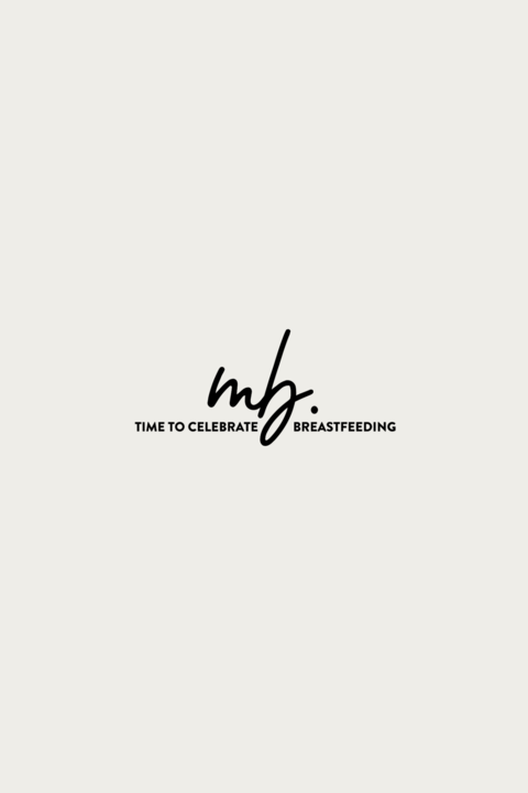 Minimal Breastfeeding Celebration Logo