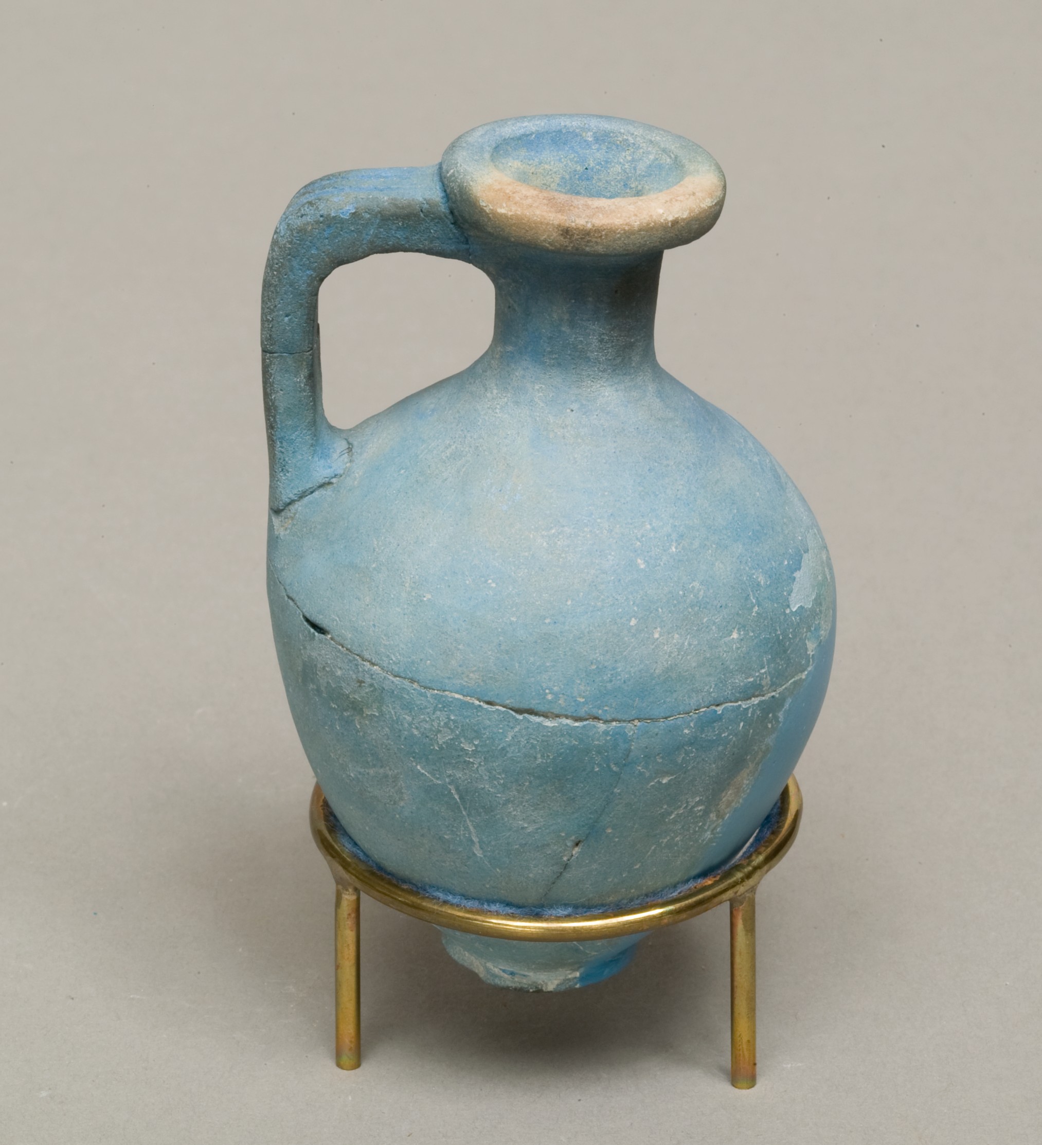Ancient Blue Handled Jug