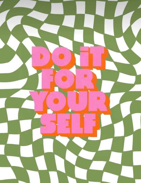 Do It For Yourself Motivational Poster