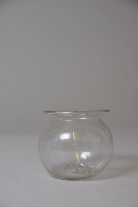 Empty Clear Glass Jar
