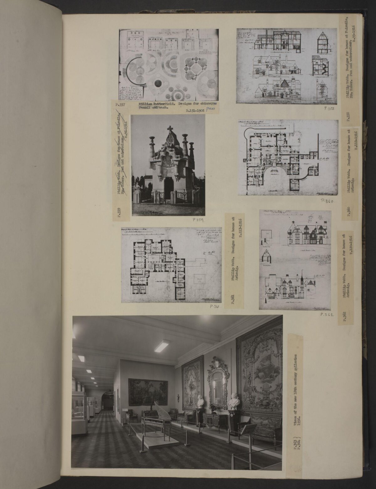 Architectural Archive Album Page